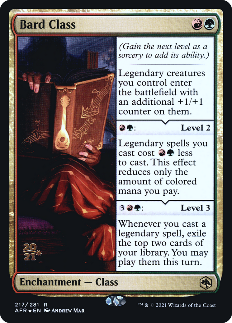 Image of Bard Class (PRE-217) - Adventures in the Forgotten Realms Promos Foil
