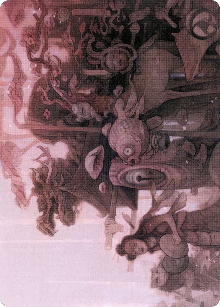 Image of March of Burgeoning Life // March of Burgeoning Life (ANEO-029) - Neon Dynasty Art Series (Borderless) Foil