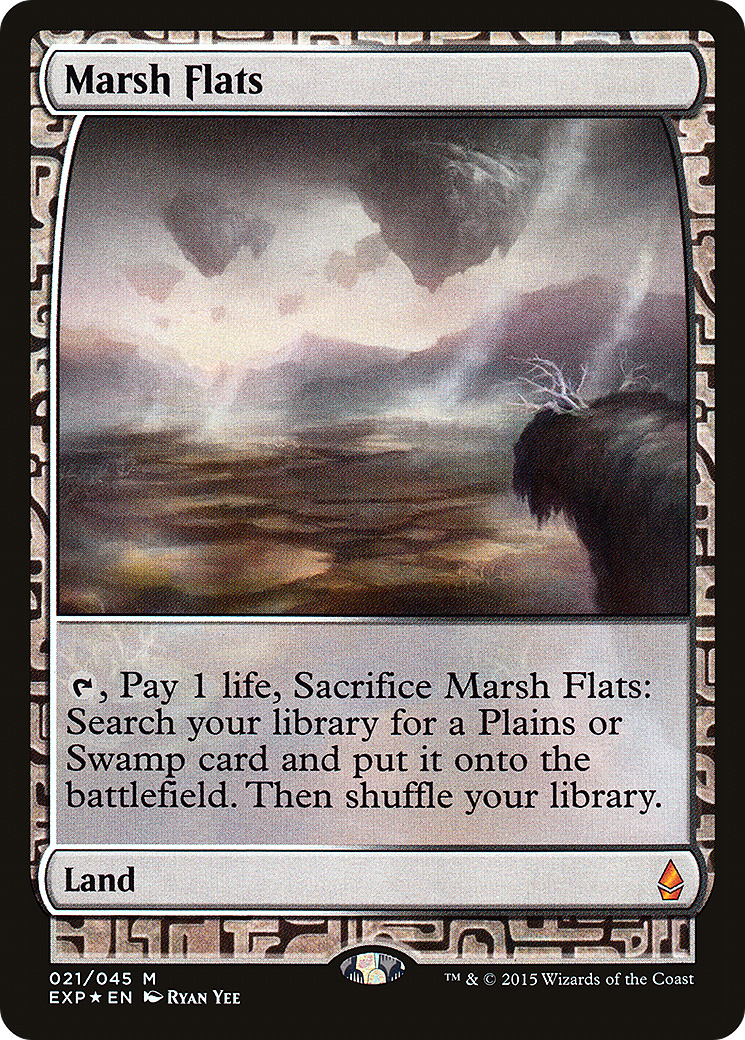 Image of Marsh Flats (EXP-021) - Zendikar Expeditions Foil