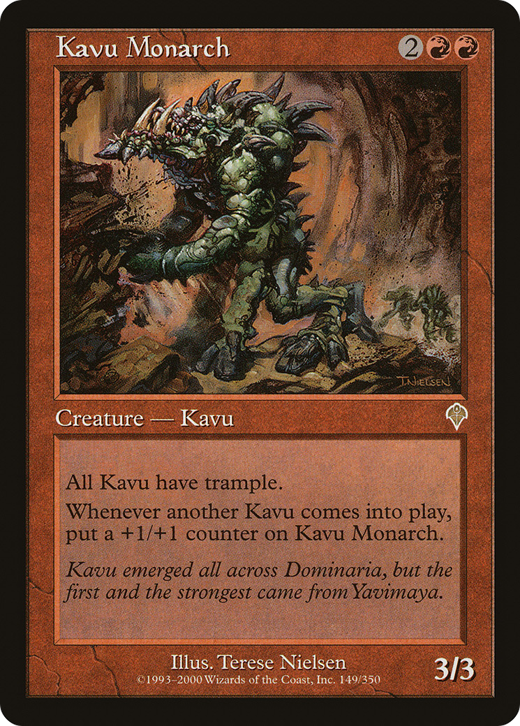 Image of Kavu Monarch (INV-149) - Invasion