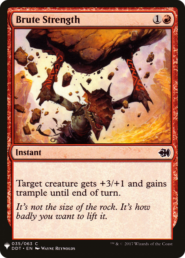 Image of Brute Strength (LIST-DDT-35) - The List