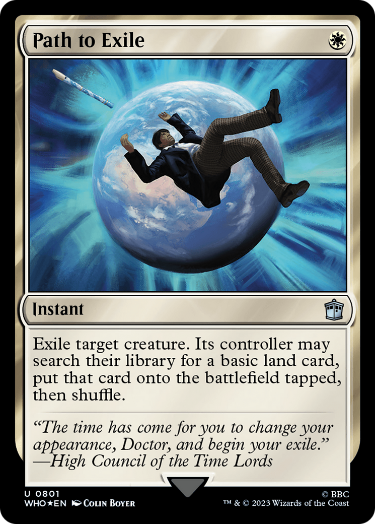 Image of Path to Exile (Surge Foil) (WHO-801) - Doctor Who Foil