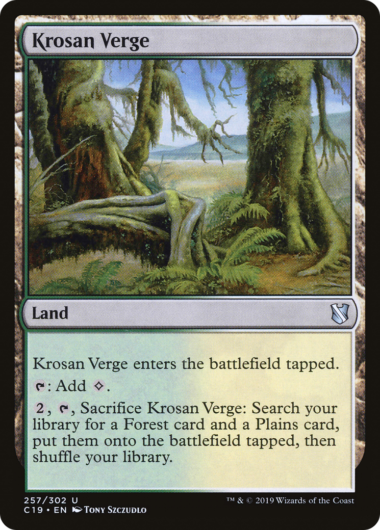 Image of Krosan Verge (C19-257) - Commander 2019