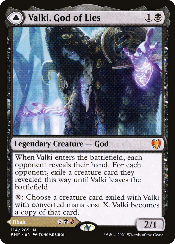Image of Valki, God of Lies (KHM-114) - Kaldheim Foil
