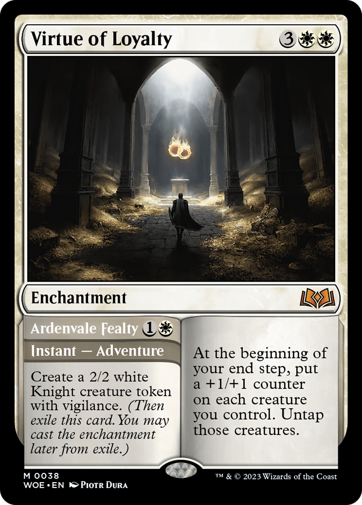Image of Virtue of Loyalty (WOE-038) - Wilds of Eldraine