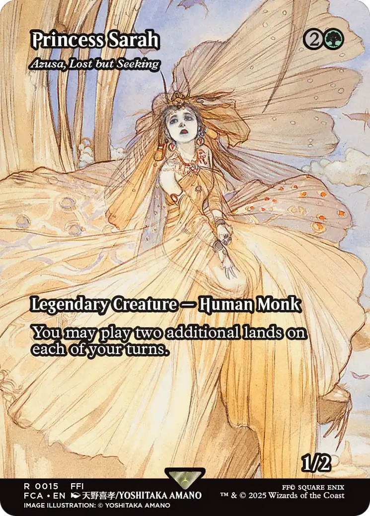 Image of Princess Sarah - Azusa, Lost but Seeking (Showcase) (FCA-015) - FINAL FANTASY: Through the Ages / Princess Sarah (Borderless)