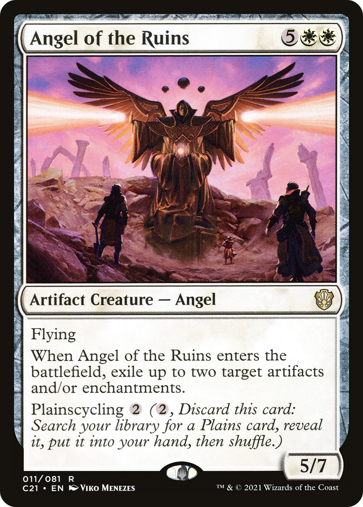Image of Angel of the Ruins (C21-011) - Commander 2021