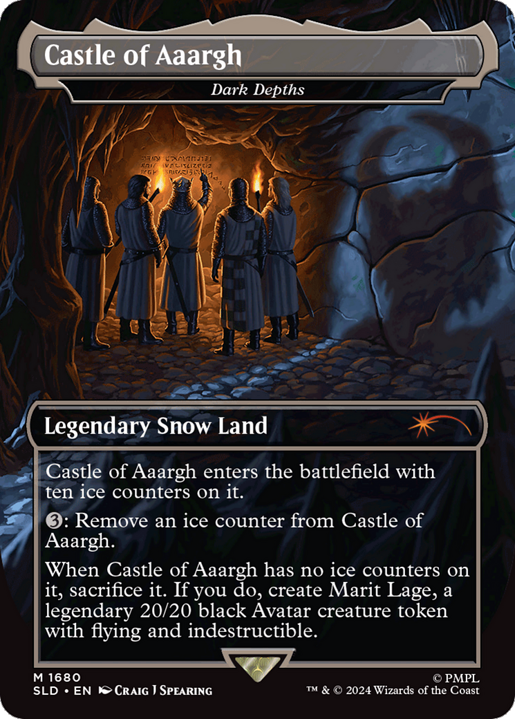 Image of Castle of Aaargh - Dark Depths (SLD-1680) - Secret Lair Drop / Castle of Aaargh (Borderless)