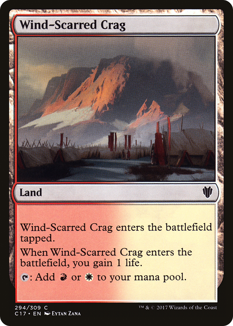 Image of Wind-Scarred Crag (C17-294) - Commander 2017