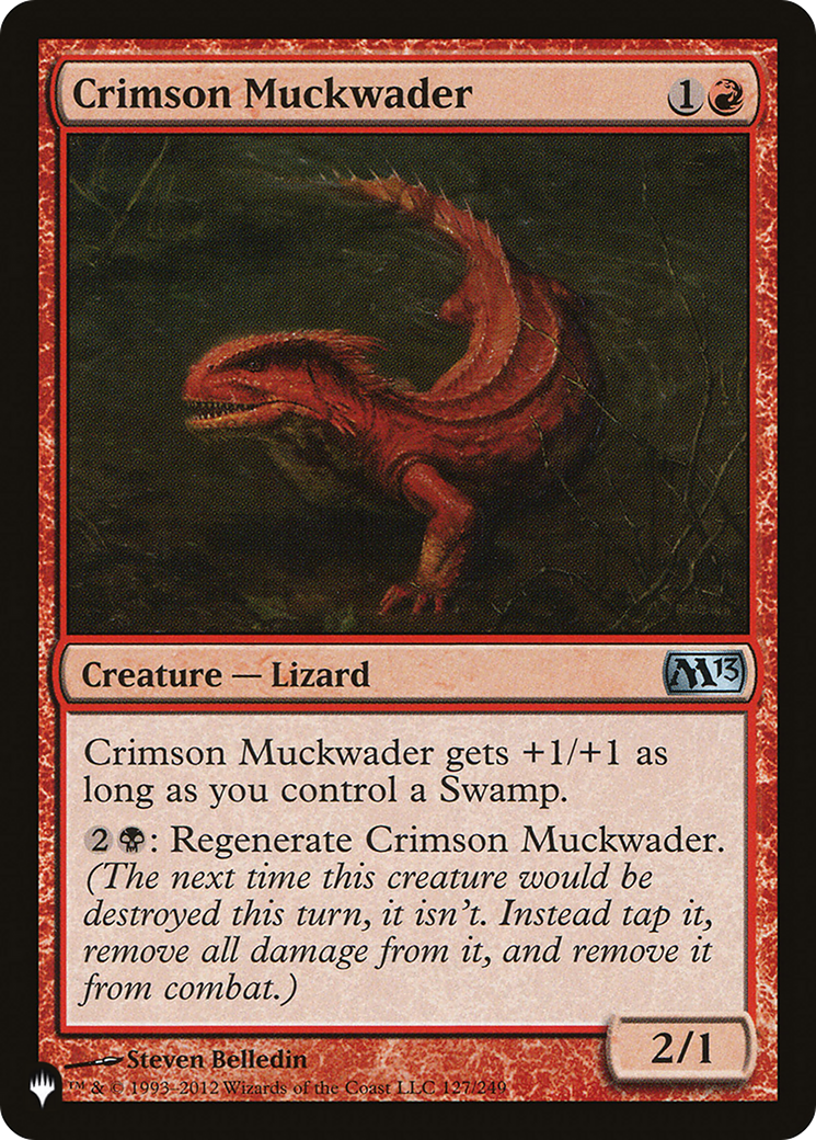Image of Crimson Muckwader (LIST-M13-127) - The List