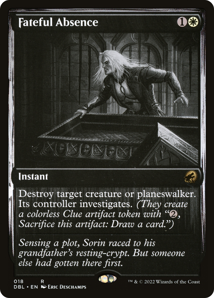 Image of Fateful Absence (DBL-018) - Innistrad: Double Feature Foil