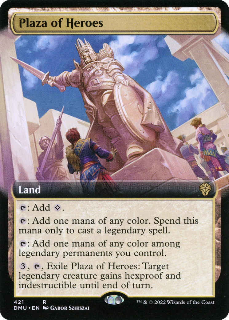 Image of Plaza of Heroes (Extended Art) (DMU-421) - Dominaria United: (Extended Art) Foil