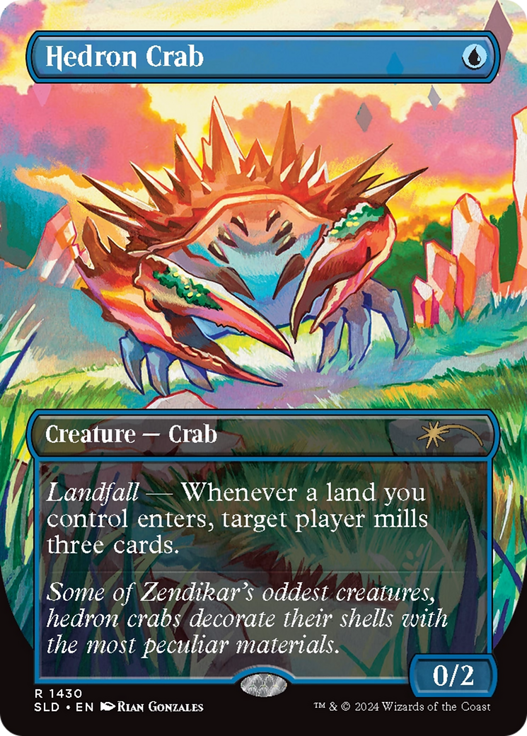 Image of Hedron Crab (SLD-1430) - Secret Lair Drop (Borderless) Foil