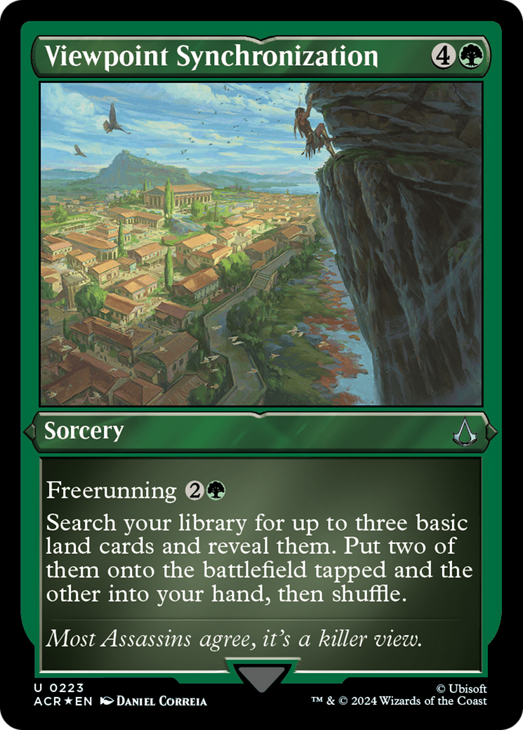 Image of Viewpoint Synchronization (ACR-223) - Assassin's Creed Etched Foil