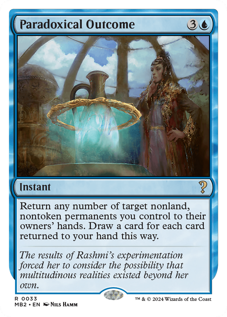 Image of Paradoxical Outcome (White Border) (MB2-033) - Mystery Booster 2