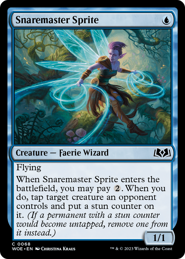 Image of Snaremaster Sprite (WOE-068) - Wilds of Eldraine