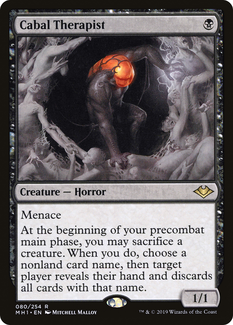 Image of Cabal Therapist (MH1-080) - Modern Horizons Foil