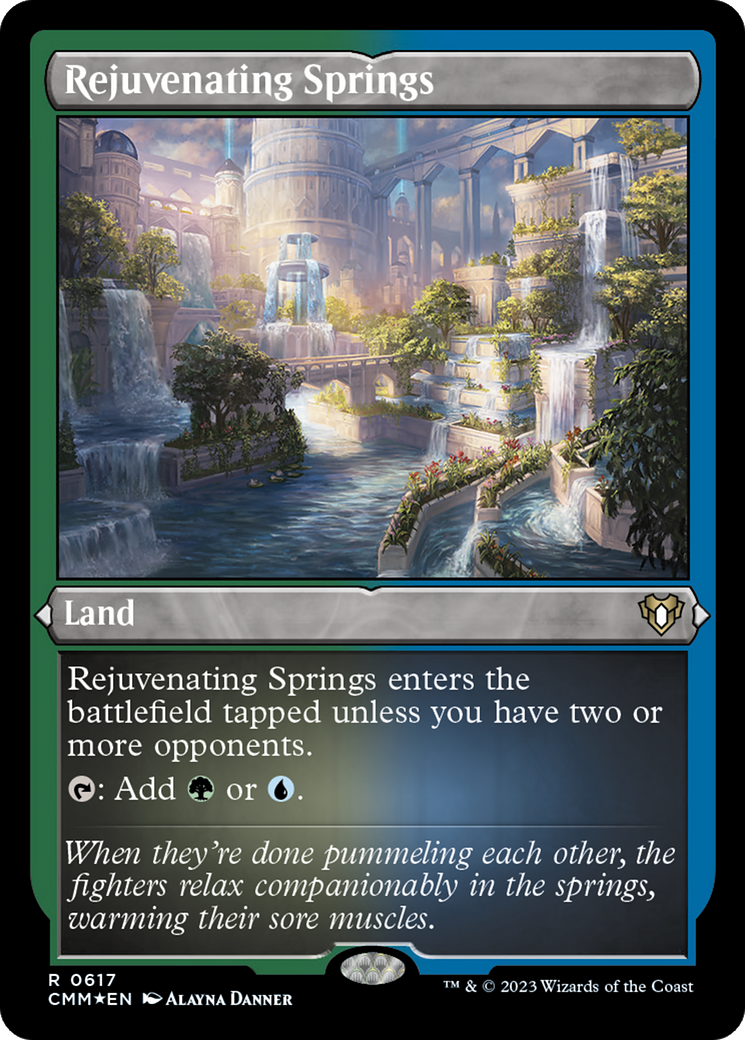 Image of Rejuvenating Springs (CMM-617) - Commander Masters Etched Foil