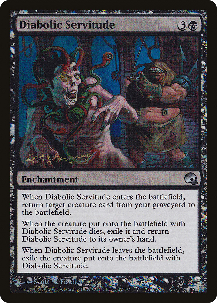 Image of Diabolic Servitude (GRV-022) - Premium Deck Series: Graveborn Foil