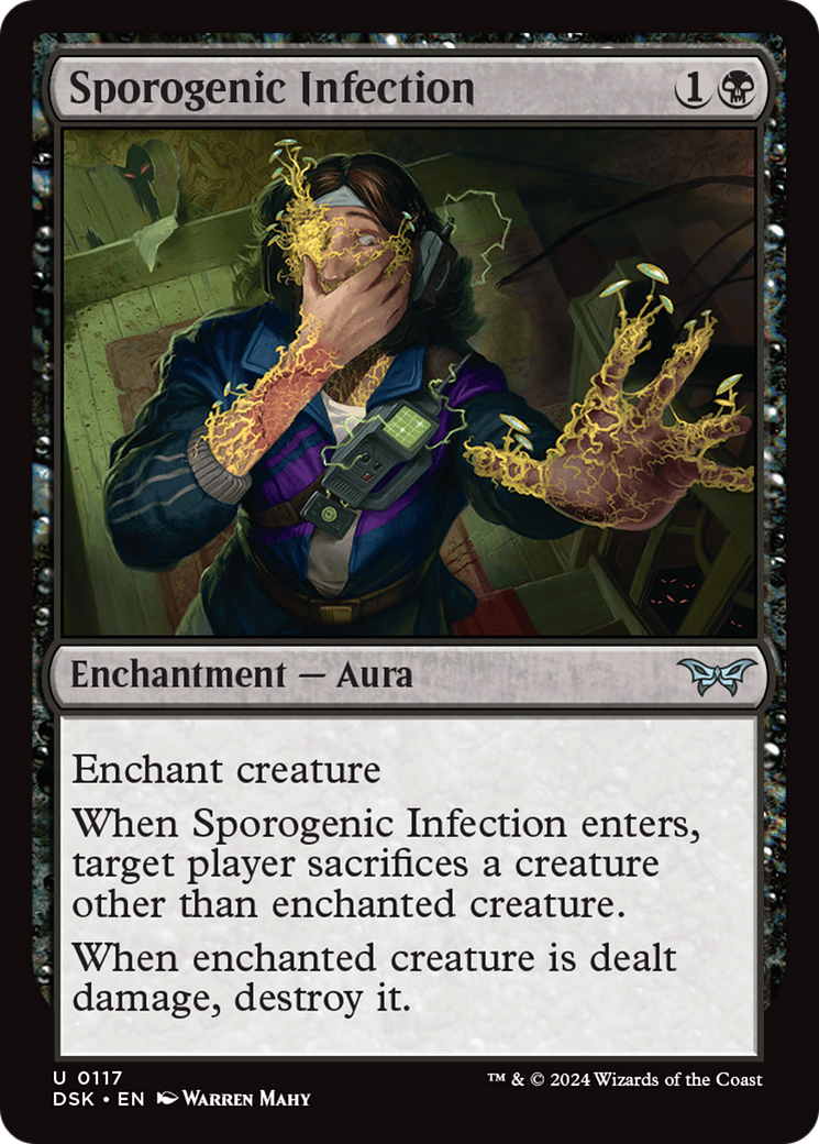 Image of Sporogenic Infection (DSK-117) - Duskmourn: House of Horror Foil