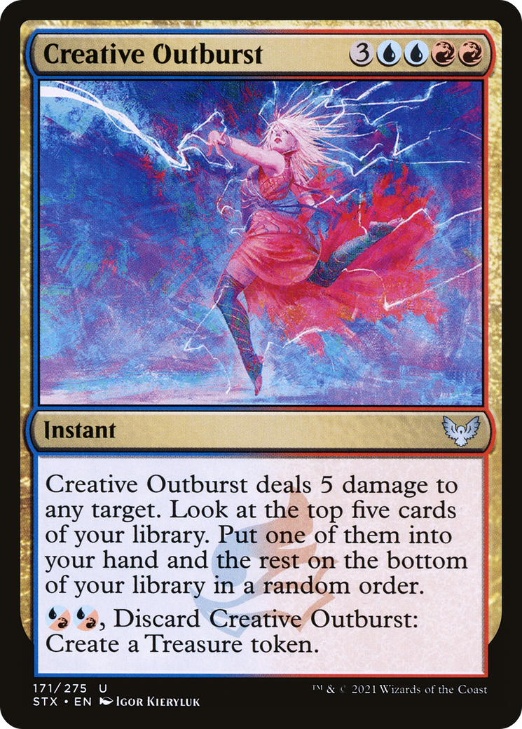 Image of Creative Outburst (STX-171) - Strixhaven: School of Mages