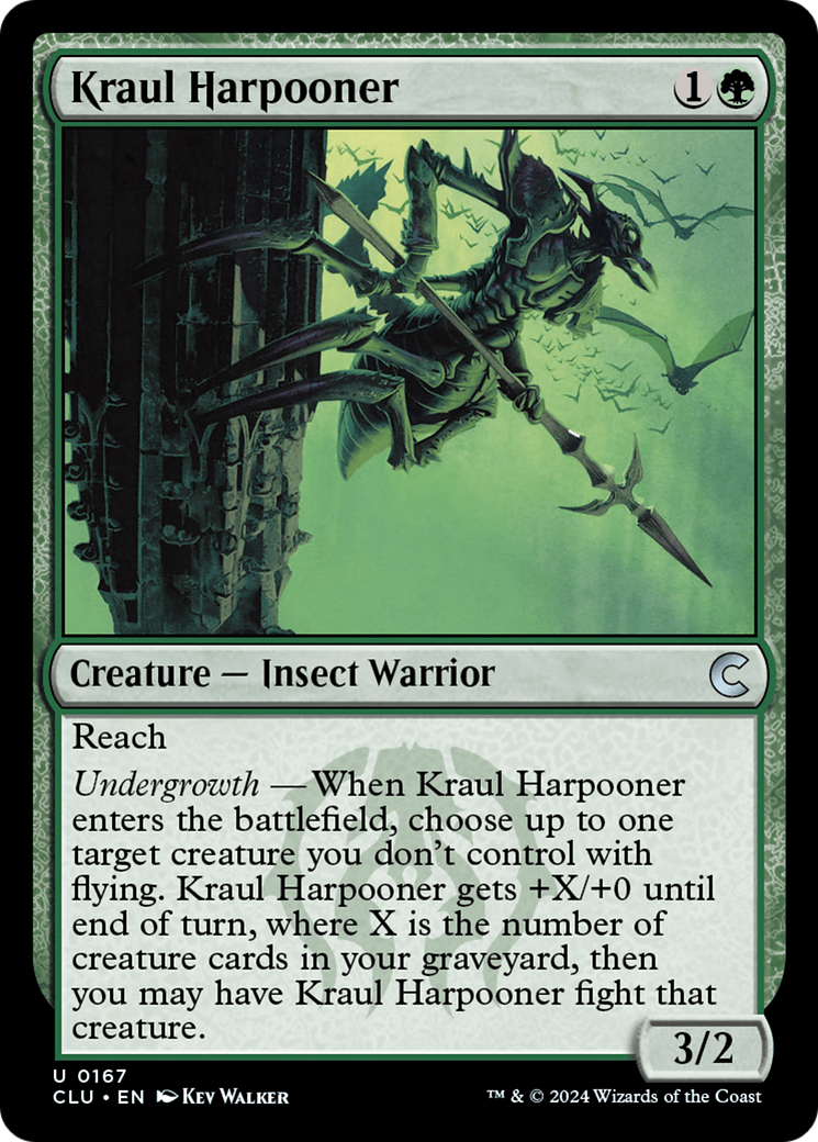 Image of Kraul Harpooner (CLU-167) - Ravnica: Clue Edition