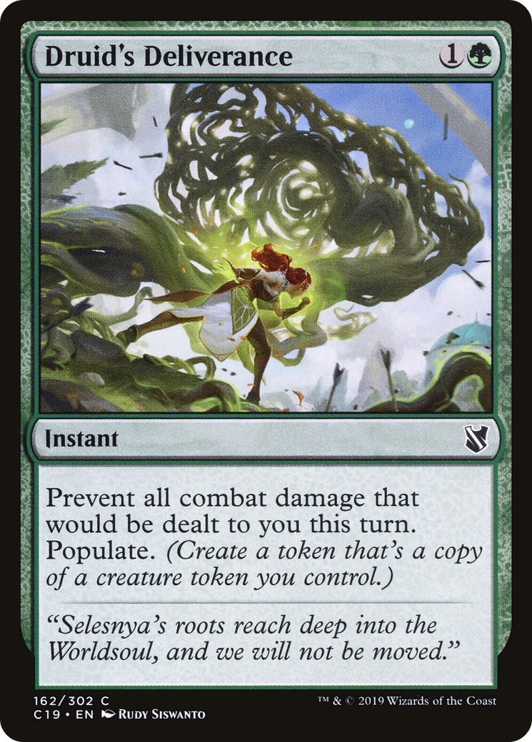 Image of Druid's Deliverance (C19-162) - Commander 2019