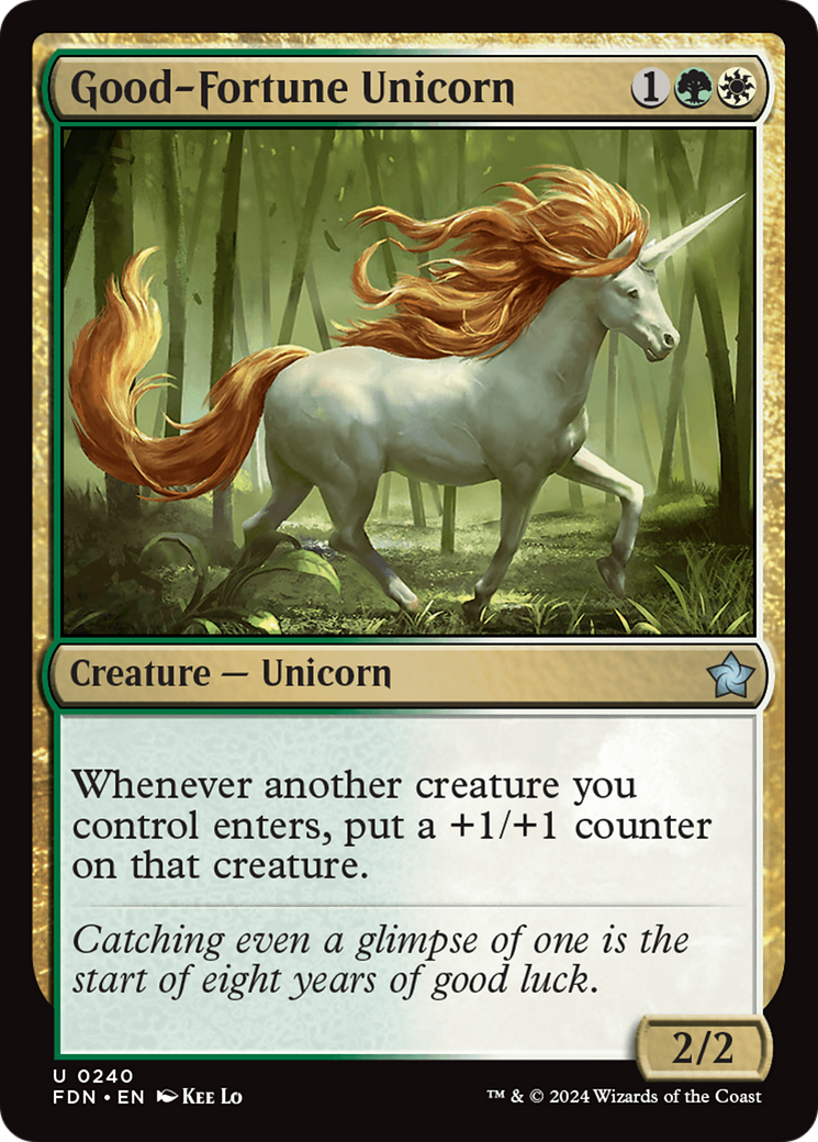 Image of Good-Fortune Unicorn (FDN-240) - Foundations