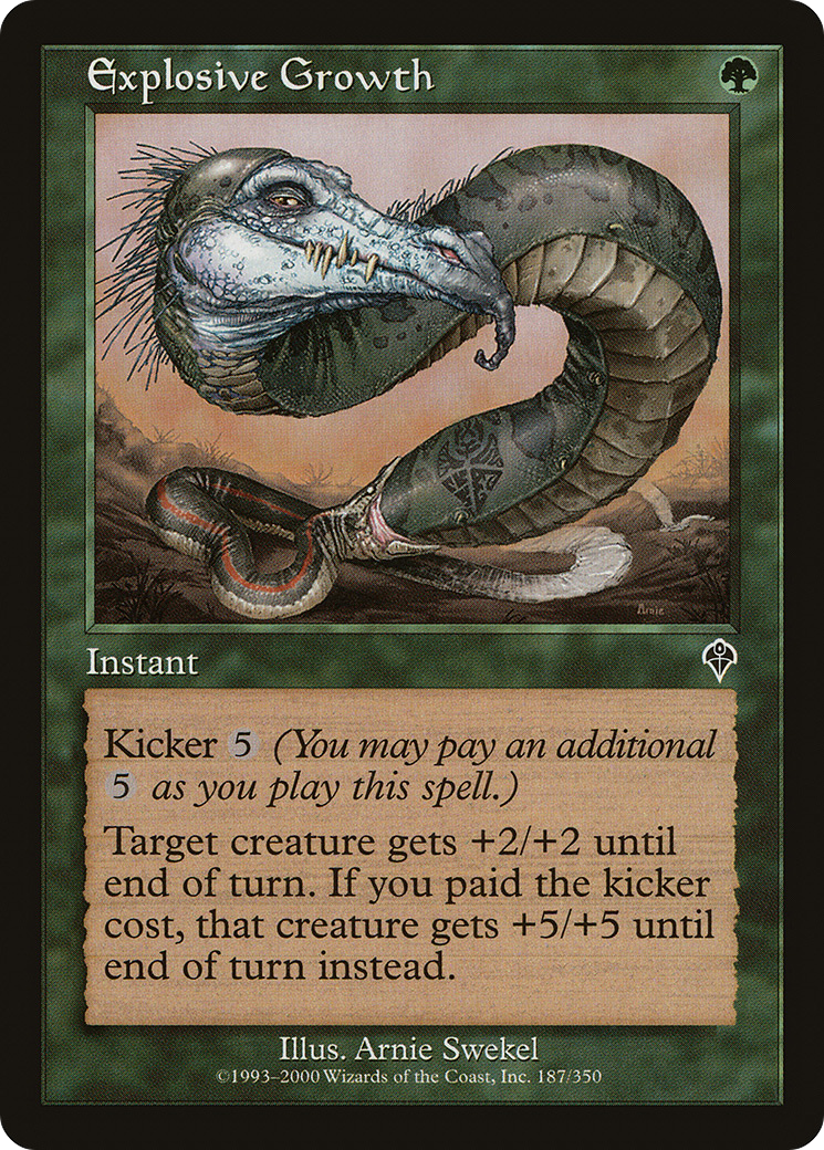 Image of Explosive Growth (INV-187) - Invasion Foil