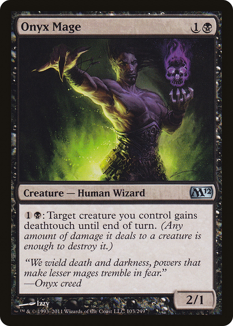 Image of Onyx Mage (M12-103) - Magic 2012 Foil