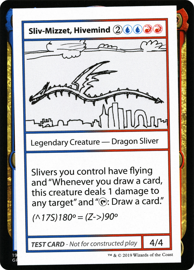 Image of Sliv-Mizzet, Hivemind (No PW Symbol) (CMB1-) - Mystery Booster Playtest Cards 2021