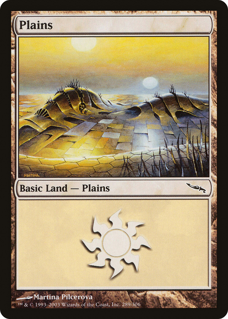 Image of Plains (289) (MRD-289) - Mirrodin Foil