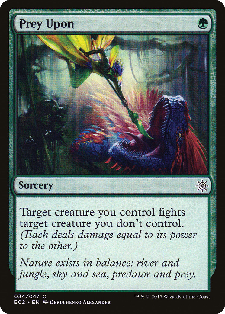 Image of Prey Upon (E02-034) - Explorers of Ixalan