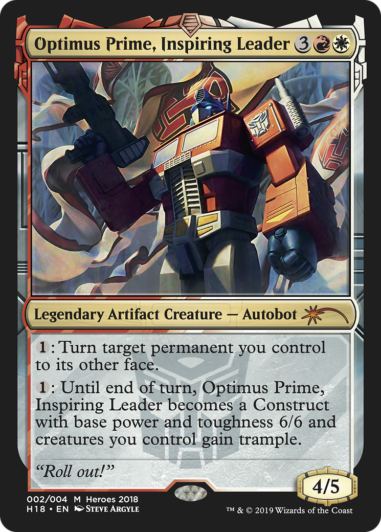 Image of Optimus Prime, Inspiring Leader (UMP-002) - 2018 Heroes of the Realm