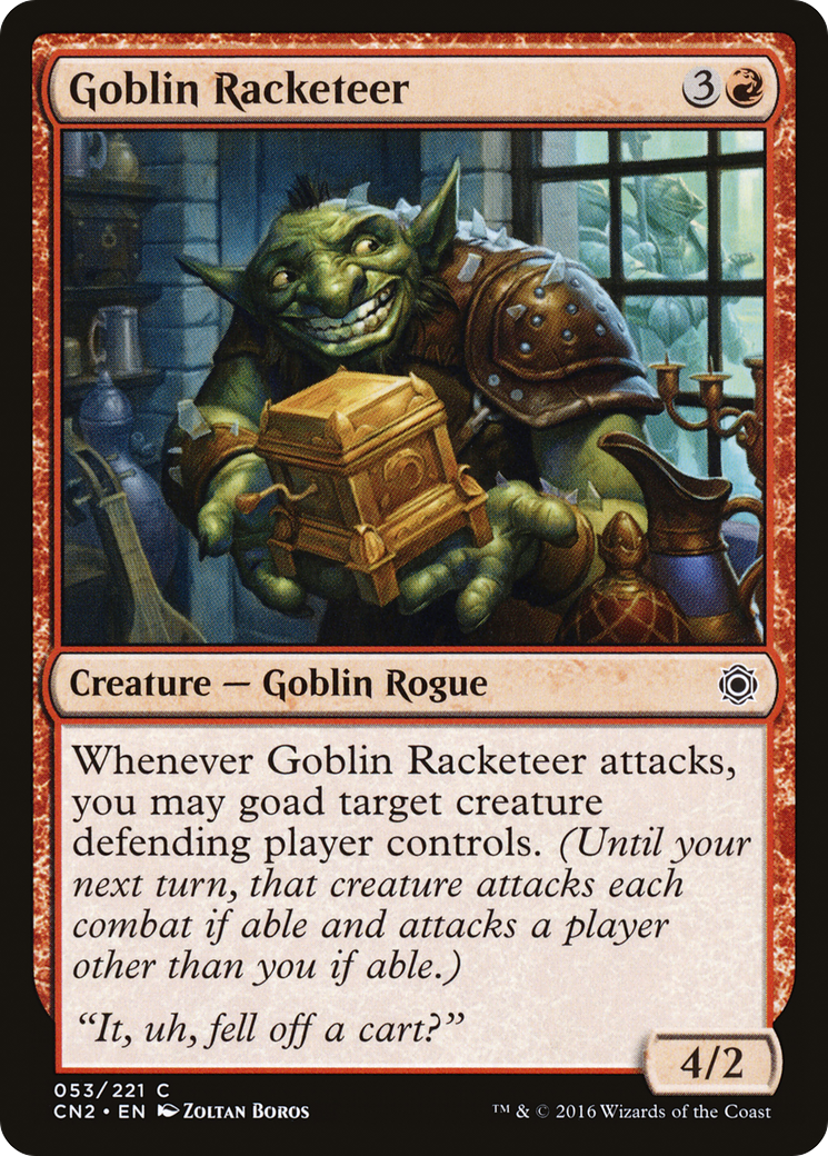 Image of Goblin Racketeer (CN2-053) - Conspiracy: Take the Crown