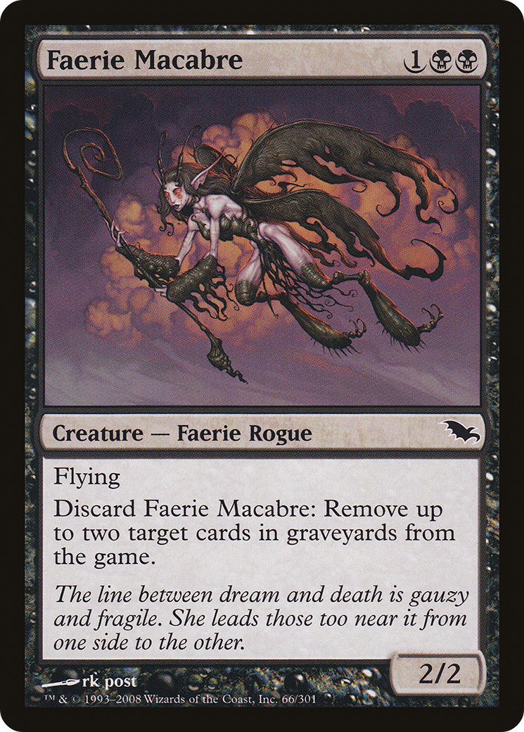 Image of Faerie Macabre (SHM-066) - Shadowmoor Foil