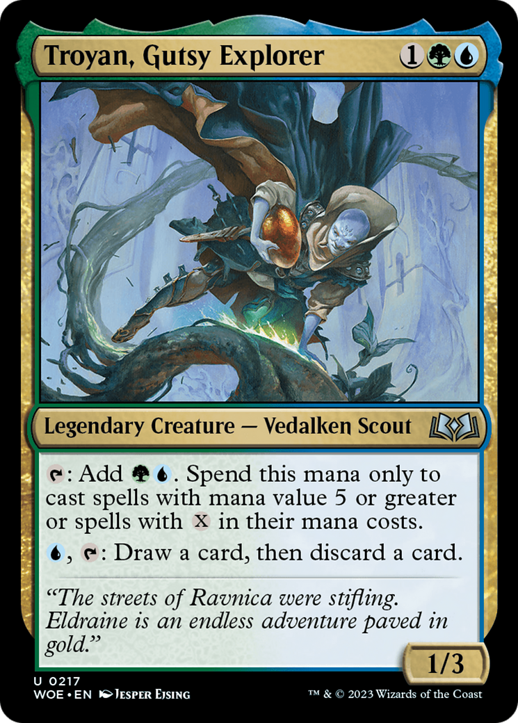 Image of Troyan, Gutsy Explorer (WOE-217) - Wilds of Eldraine