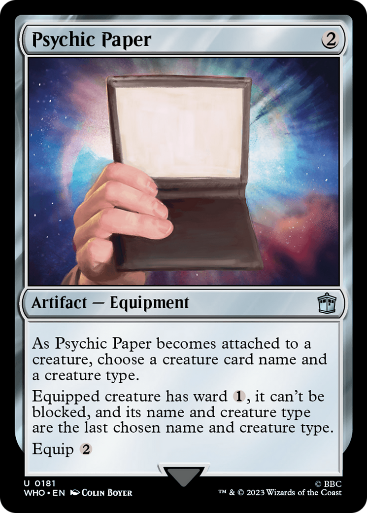 Image of Psychic Paper (WHO-181) - Doctor Who