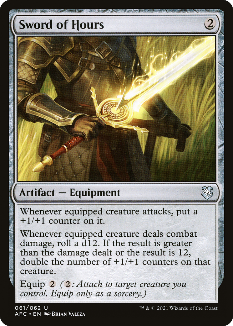 Image of Sword of Hours (AFC-061) - Forgotten Realms Commander