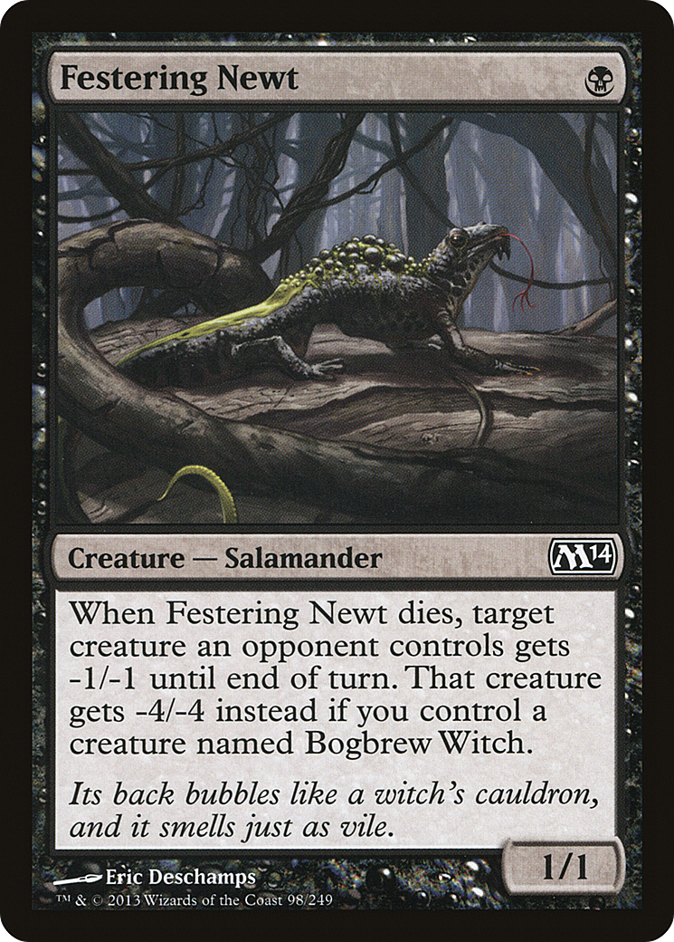 Image of Festering Newt (M14-098) - Magic 2014