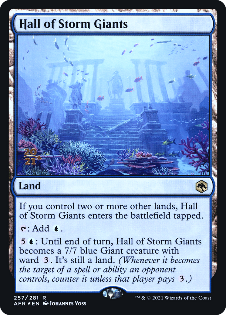 Image of Hall of Storm Giants (PRE-257) - Adventures in the Forgotten Realms Promos Foil