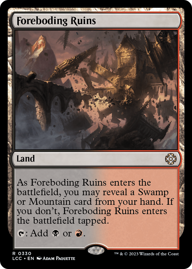 Image of Foreboding Ruins (LCC-330) - The Lost Caverns of Ixalan Commander