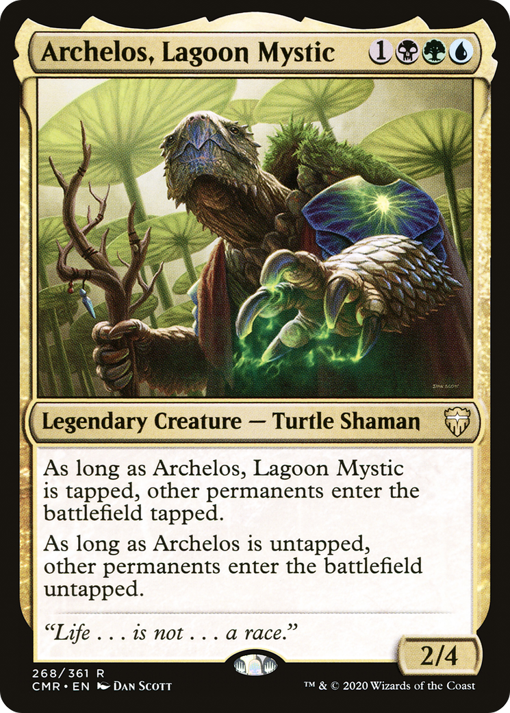 Image of Archelos, Lagoon Mystic (CMR-268) - Commander Legends