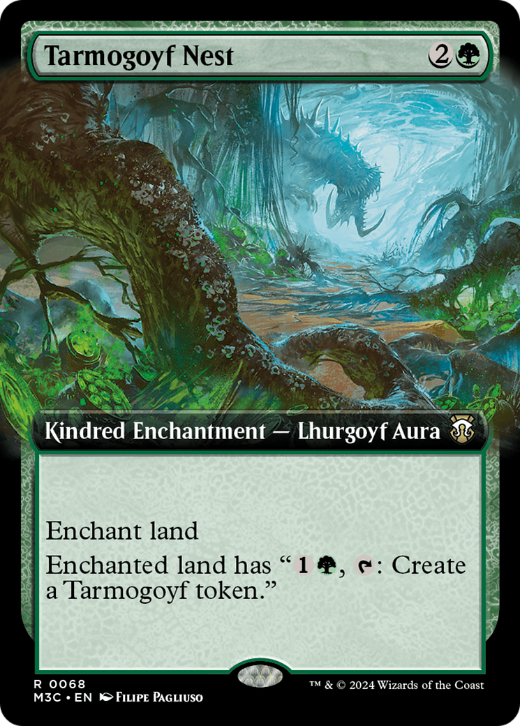 Image of Tarmogoyf Nest (Extended Art) (M3C-068) - Modern Horizons 3 Commander: (Extended Art)
