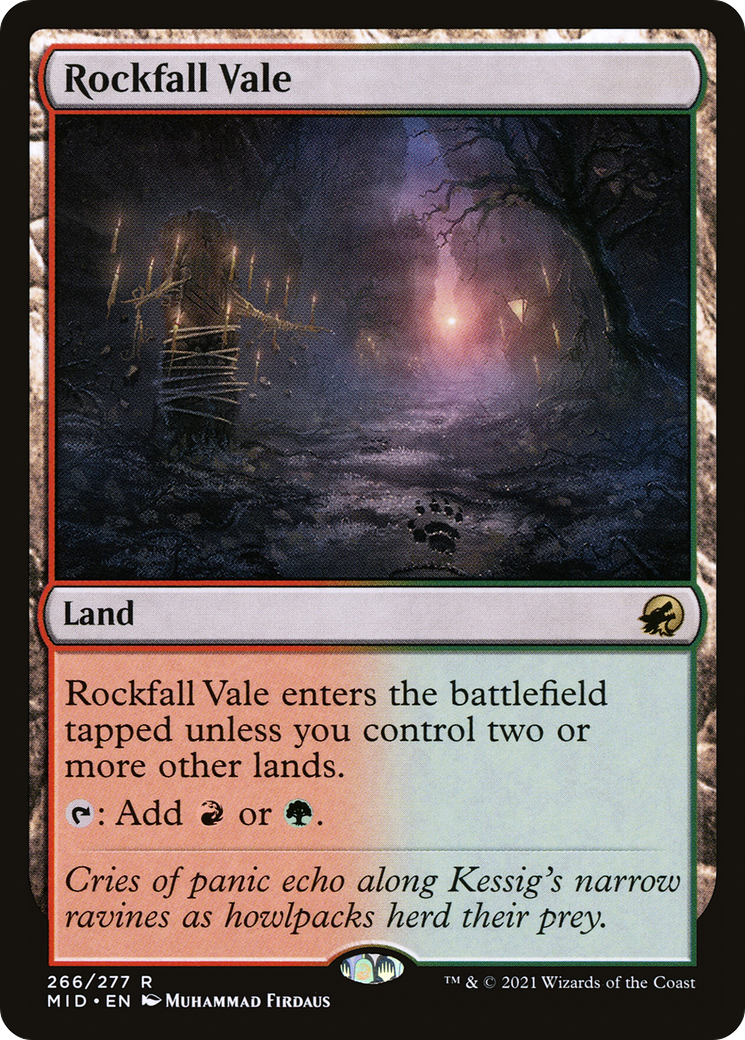 Image of Rockfall Vale (MID-266) - Innistrad: Midnight Hunt