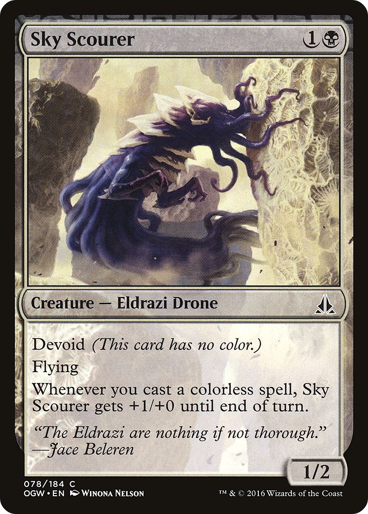 Image of Sky Scourer (OGW-078) - Oath of the Gatewatch: (devoid)