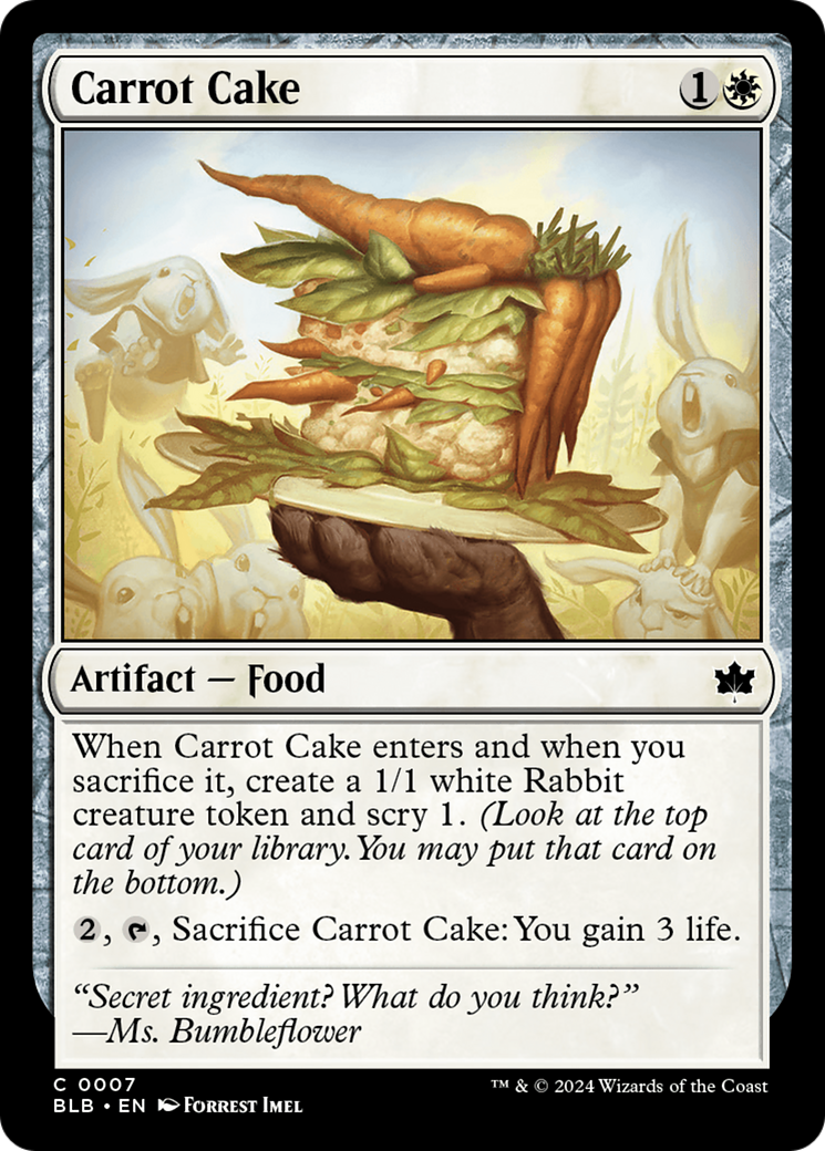 Image of Carrot Cake (BLB-007) - Bloomburrow