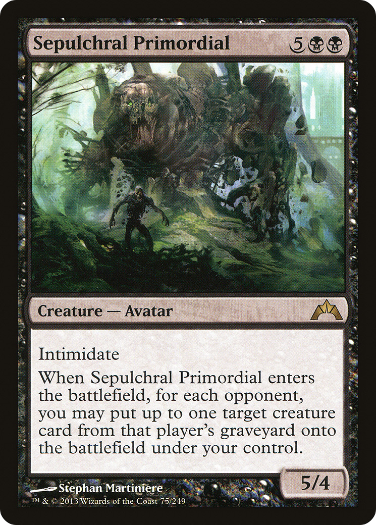Image of Sepulchral Primordial (GTC-075) - Gatecrash Foil
