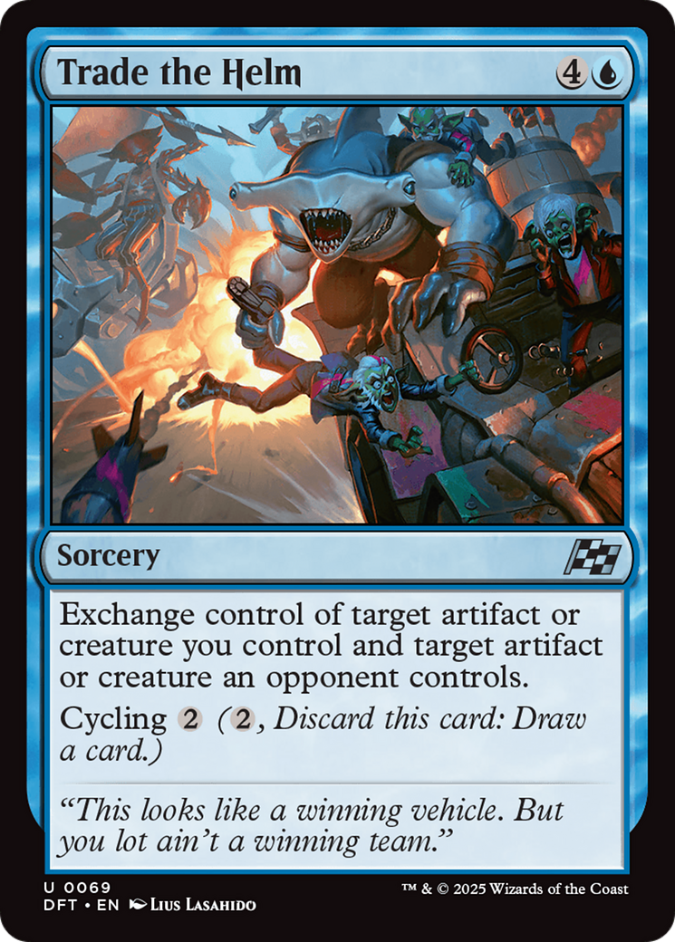 Image of Trade the Helm (DFT-069) - Aetherdrift Foil