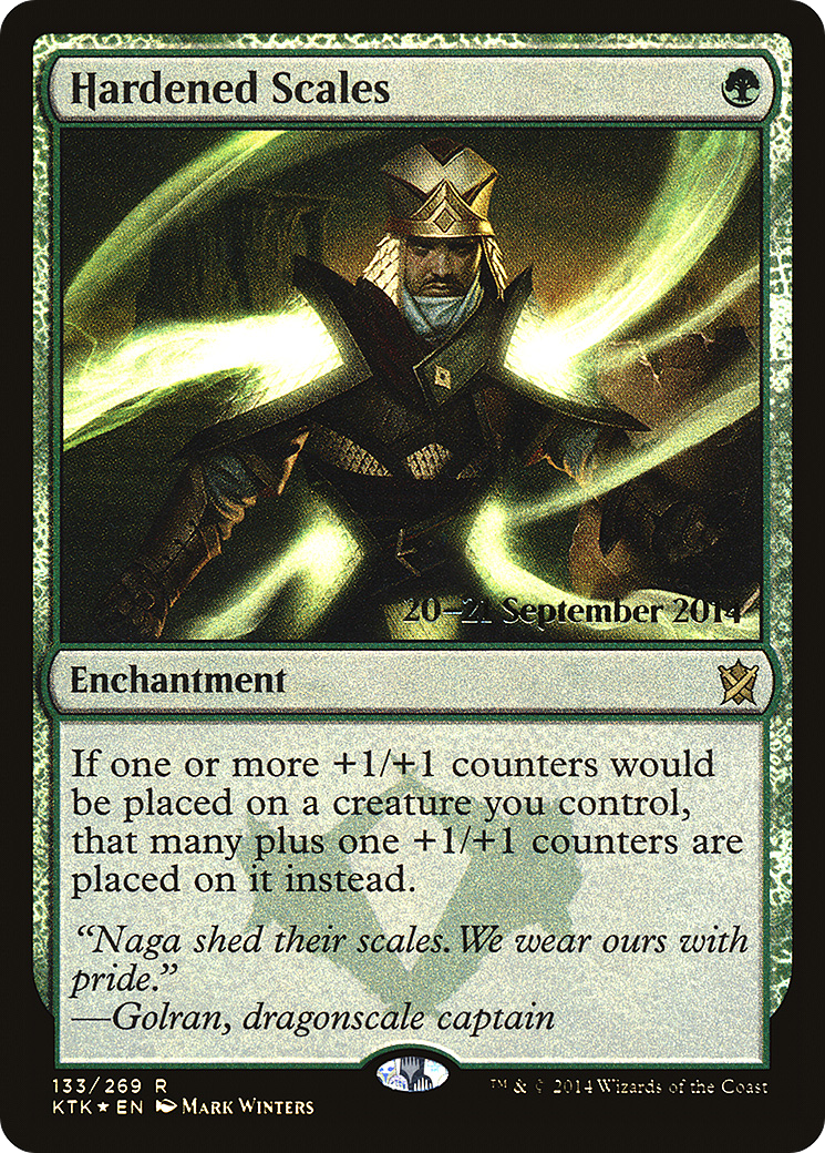 Image of Hardened Scales (PRE-133) - Khans of Tarkir Promos Foil